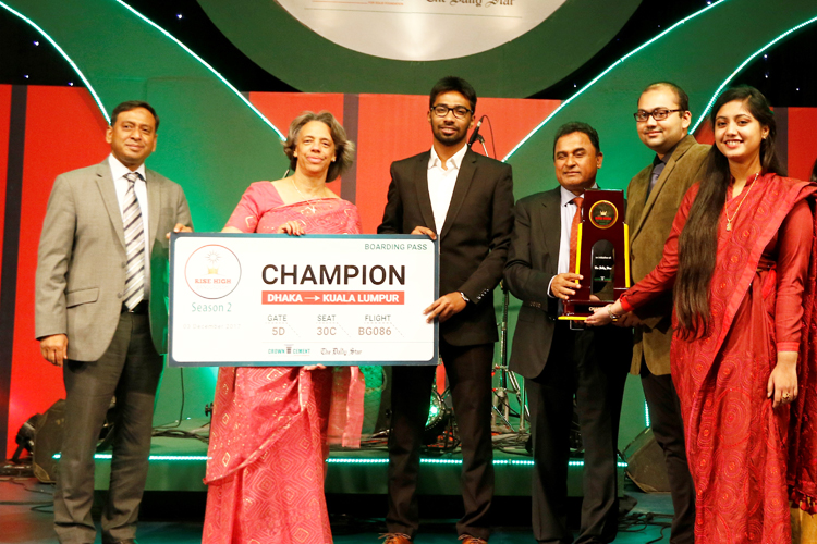 Crown Cement, The Daily Star give awards to winners of ‘Rise High Bangladesh’ export idea contest